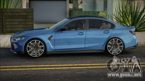 BMW M3 Competition G80 2021 Blue para GTA San Andreas