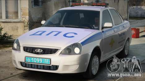 Policía DPS de Lada Priora para GTA San Andreas