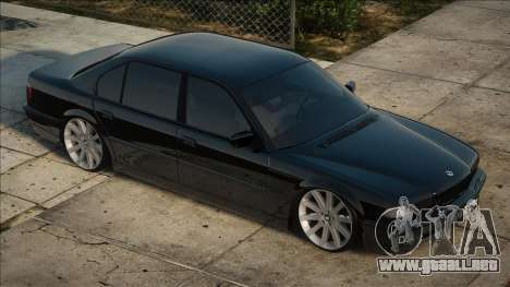 BMW E38 Negro en stock para GTA San Andreas