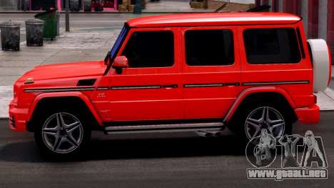 Mercedes-Benz G Class G65 AMG Red para GTA 4