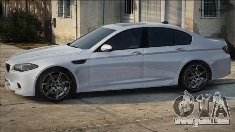 BMW M5 F10 Whit para GTA San Andreas