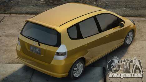 Honda Jazz Yellow para GTA San Andreas