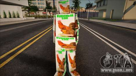 Jugo de pollo para GTA San Andreas