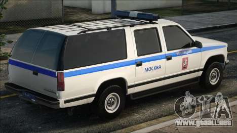 Chevrolet Suburban GMT400 1998 Milicia para GTA San Andreas