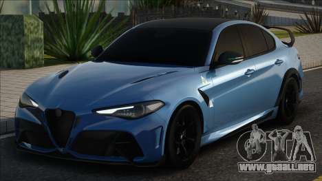 2020 Alfa Romeo Giulia GTA Blue para GTA San Andreas