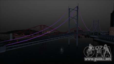 Puente de Neón en San Fierro para GTA San Andreas