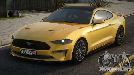 2018 Ford Mustang GT [Yellow] para GTA San Andreas