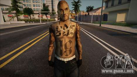 Barrio 18 Street Gang Man 3 para GTA San Andreas