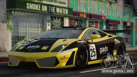 2010 Lamborghini Gallardo LP560-4 GT3 Reiter para GTA San Andreas