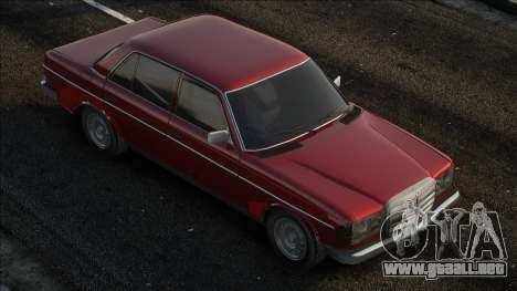 Mercedes-Benz W123 300D Red para GTA San Andreas