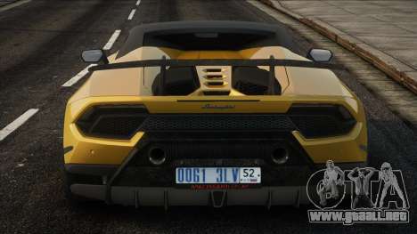 Lamborghini Huracan Yell para GTA San Andreas