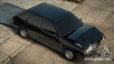 VAZ 2109 Negro y Culata (Después del accidente) para GTA San Andreas