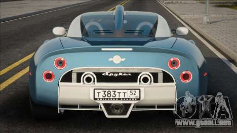 2009 Spyker C8 Aileron para GTA San Andreas