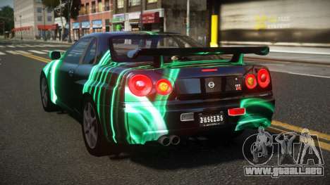 Nissan Skyline R34 Heroshi S3 para GTA 4