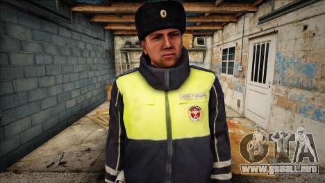 Empleado con uniforme de policía de tráfico en i para GTA San Andreas