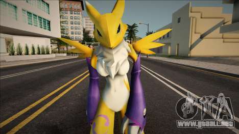 Renamon from Digimon para GTA San Andreas