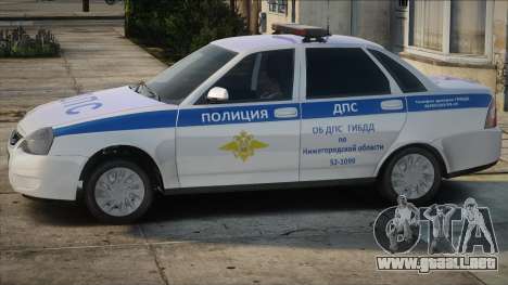 Policía DPS de Lada Priora para GTA San Andreas