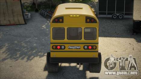 GMC BUS Yellow para GTA San Andreas