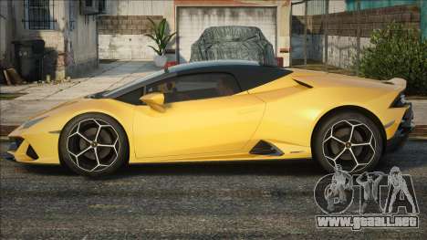 Lamborghini Huracan Evo Spyder 2019 Ye para GTA San Andreas