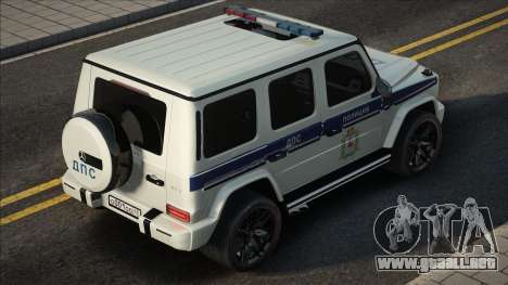 Mercedes-Benz G63 AMG Policía para GTA San Andreas