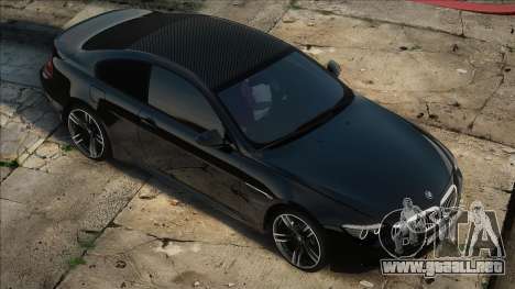 BMW M6 Black Coupe para GTA San Andreas