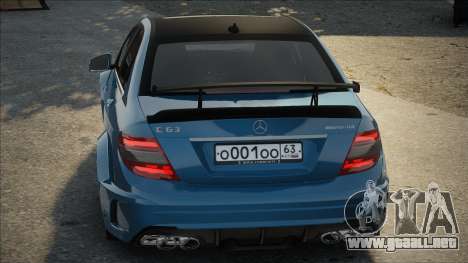 Mercedes-Benz C63 AMG Riot para GTA San Andreas