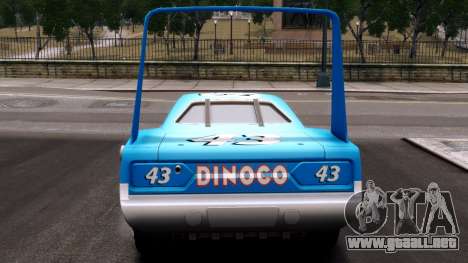 The King Disney Cars para GTA 4