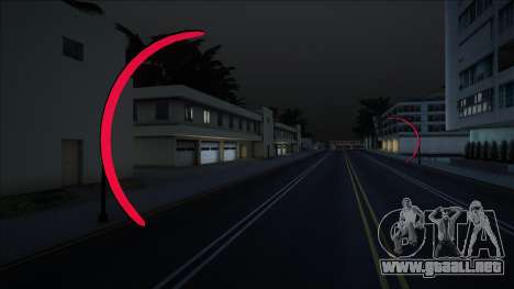 Arcos de neón en Los Santos y San Fierro (Rojos para GTA San Andreas