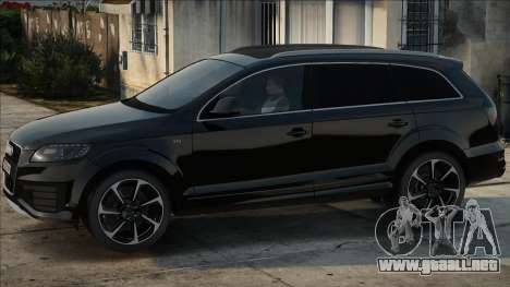 Audi Q7 Blak para GTA San Andreas