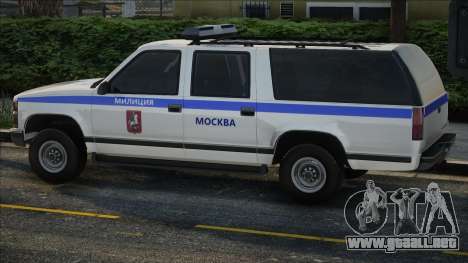 Chevrolet Suburban GMT400 1998 Milicia para GTA San Andreas