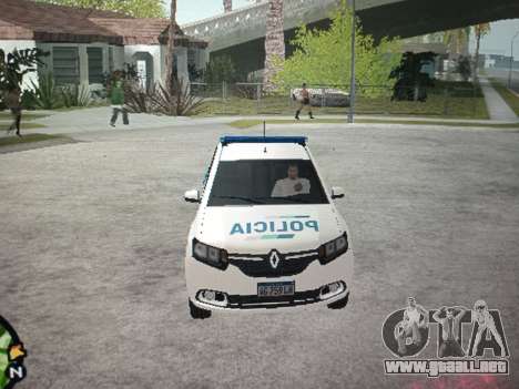 Renault Logan Police para GTA San Andreas