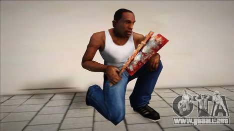 Cuchillo de carnicero sangriento para GTA San Andreas