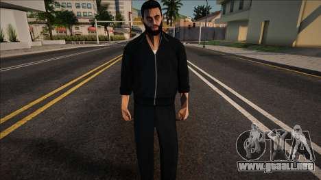 Un hombre con barba y cicatrices para GTA San Andreas