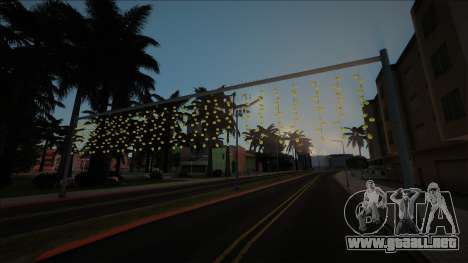 Bastones con una guirnalda (LS-SF) para GTA San Andreas