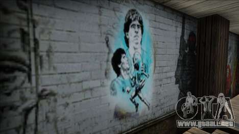 Mural Maradona para GTA San Andreas