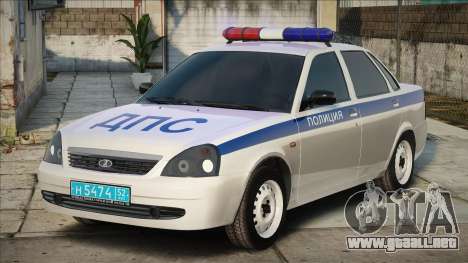 LADA Priora DPS Blanco para GTA San Andreas