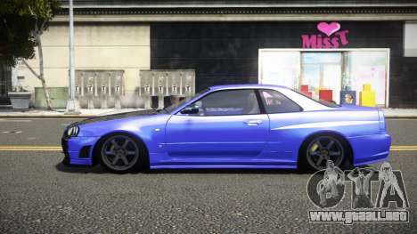 Nissan Skyline R34 Rufasey para GTA 4