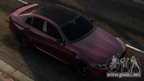 BMW M5 F90 2018 Red para GTA San Andreas