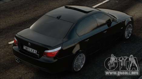 BMW e60 530i Black para GTA San Andreas