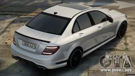 Mercedes-Benz C63 AMG WhITee para GTA San Andreas