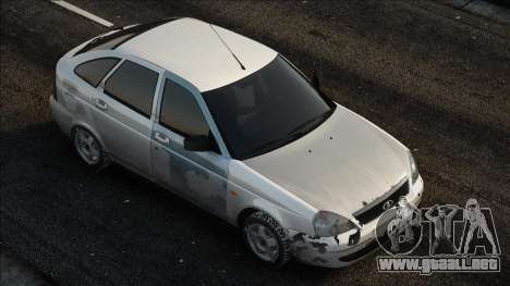 Lada Priora Hatchback Plateado para GTA San Andreas