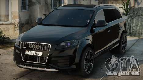 Audi Q7 Blak para GTA San Andreas