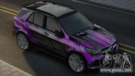 Mercedes-Benz GLE63 AMG Paint para GTA San Andreas