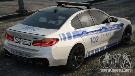 BMW M5 F90 - Policía Policía de Tráfico para GTA San Andreas