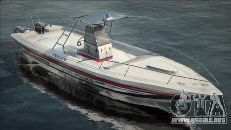 DRIV3R Miami Police Boat para GTA San Andreas