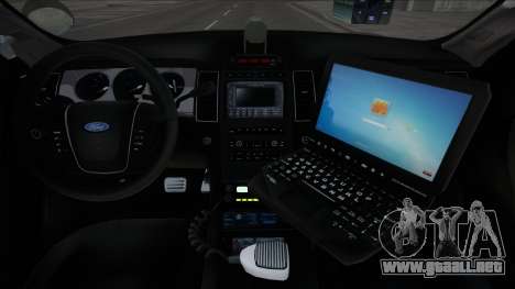 LAPD 2013 Ford Taurus Slicktop para GTA San Andreas