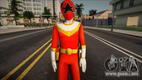 Red Zeo Ranger (Power Rangers Zeo) para GTA San Andreas