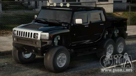 Hummer H6 Sut Pickup Blek para GTA San Andreas