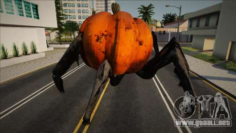 Calabaza arana con movimiento en lengua de Hallo para GTA San Andreas