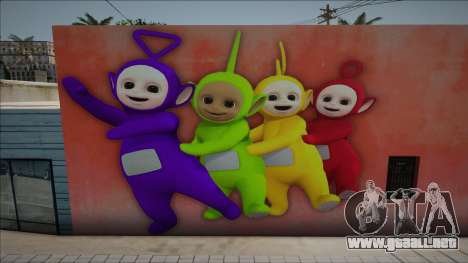 Teletubbies Mural para GTA San Andreas